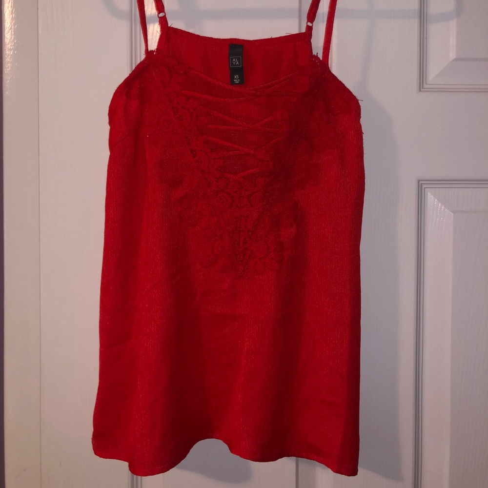 Alya XS red blouse
